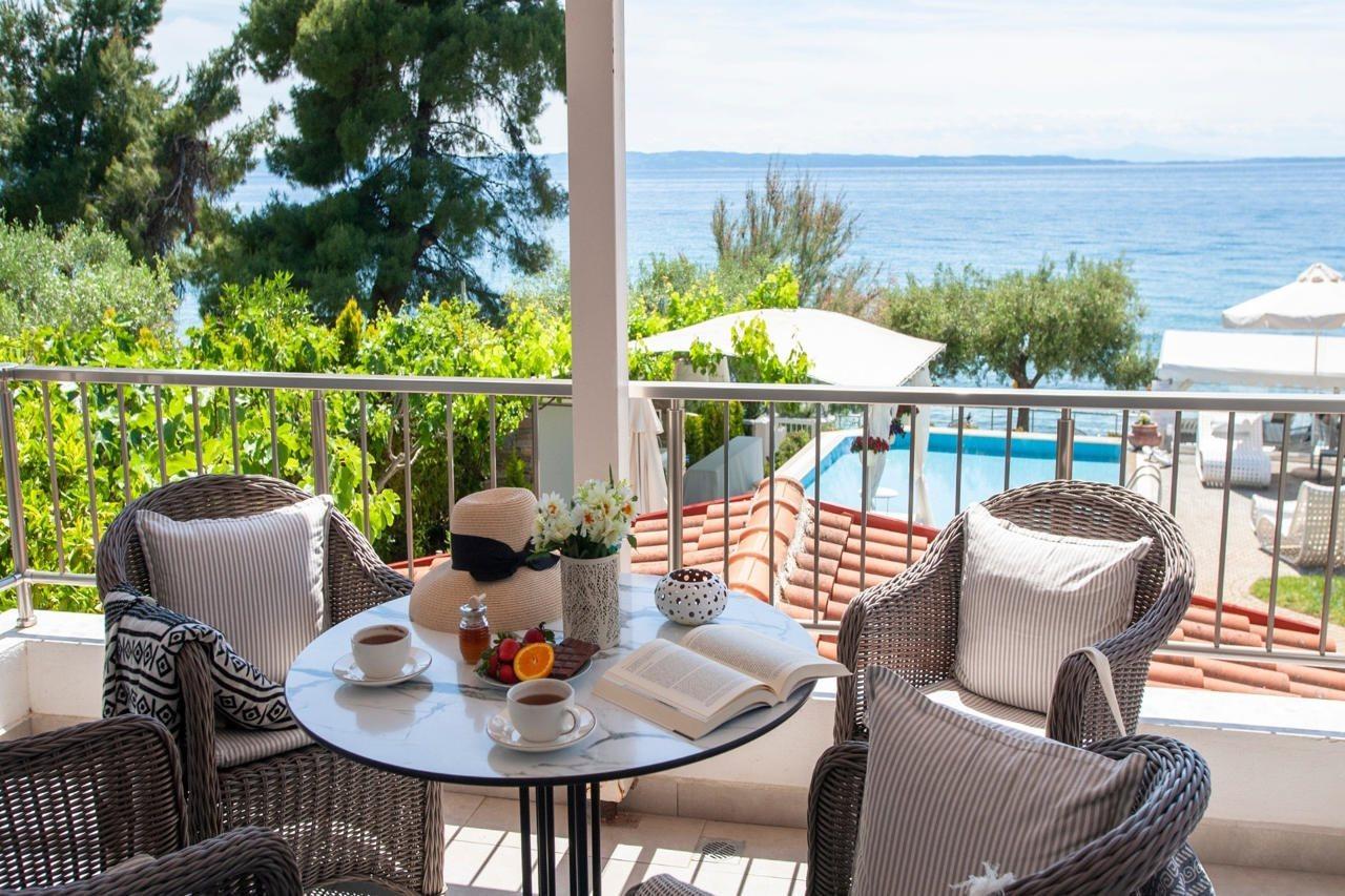 Acrotel Athena Villa Elia Nikitis Bagian luar foto